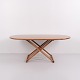 Osted Antik & Design presents: Andreas Hansen Safari coffee table in solid light wood for Haslev Møbelsnedkeri