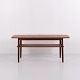 Osted Antik & Design presents: Teak coffee table with shelf Danish design from the 1960s