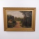 F. Schmidt Oil Painting with Forest Landscape, Country ...