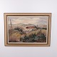 Oil Painting on Canvas with Hilly Landscape, Farmhouse ...