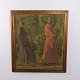 Oil Painting on Canvas with Two Men in Historical ...