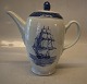 Klosterkælderen presents: 1105-46 Coffee pot 0,9 L / 20.5 cm Aluminia Faience Tranquebar Navy # 46