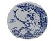 Bjorn Wiinblad art potteryBlue plate - Evening