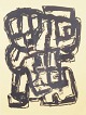 L'Art presents: Robert Jacobsen, “Sjælebilleder”, screenprint, listed Danish artist.