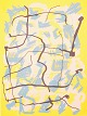 L'Art presents: Robert Jacobsen, “Sjælebilleder”, screenprint, listed Danish artist.