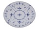 Antik K presents: Blue Fluted PlainSmall round platter 20.4 cm.