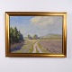 Osted Antik & Design presents: Landscape Painting on Canvas in Gilt Frame 57 x 77 cm