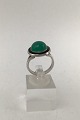 Danam Antik presents: Niels Erik From Sterling Silver Ring (Green Agate)