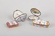 Set of Four Lidded Boxes from Limoges, France.