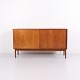Osted Antik & Design presents: Danish Teak Sideboard with Sliding Doors, Drawers and Shelves from the 1960s