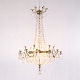 Osted Antik & Design presents: French Antique Bronze Crystal Chandelier from the 1880s