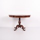 Osted Antik & Design presents: Antique Mahogany Pedestal / Serving Table with Carved Details from the 19th Century
