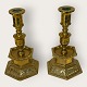 Moster Olga - Antik og Design presents: Brass candlesticks*set DKK 475