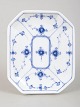 Royal Copenhagen Blue Fluted Plain, octagonal dish.