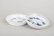 Royal Copenhagen Blue Fluted Plain, pair of coasters.
