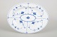 Royal Copenhagen Blue Fluted Plain, oval serving dish.