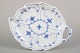 Royal Copenhagen Blue Fluted Plain, large dish with handle.