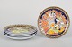 Bjørn Wiinblad for Rosenthal, set of five plates.