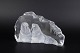 Mats Jonasson for Kosta Boda, walrus art glass sculpture.