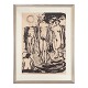 Aabenraa Antikvitetshandel präsentiert: Jens Søndergaard, 1895-1957, Litographie.Motiv mit dem Künstler und ...