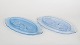 Pair of Art Deco dishes by Elme Glasbruk.