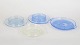 Set of four Art Deco dishes by Elme Glasbruk.