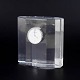 Olle Alberius for Orrefors, desk clock.