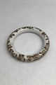 Royal Copenhagen Porcelain Armring Floral motiv (Brown)