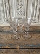 Set of 4 French "Anglaise" crystal wine glasses with cuts