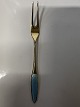 Frigast Sterling Silver/Enamel Cold Cut Fork Gold ...
