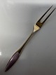Frigast Sterling Silver/Enamel Cold Cut Fork Gold ...