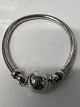 Snake Bracelet in sterling silver.Length: 19 cm.