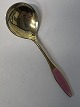 Frigast Sterling Silver/Enamel Sugar Spoon Gold ...