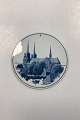 Royal Copenhagen Plate with Roskilde Cathedral No. 6/1665