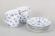 Royal Copenhagen Blue Fluted Plain, set of four coffee ...