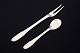 Georg Jensen Beaded, teaspoon and cold meat fork.