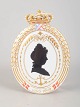Royal Copenhagen, commemorative plaque for Princess Marie.