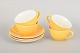 Aluminia, set of four tea cups.