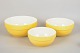 Aluminia, set of three bowls.