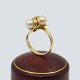 Erik Poul Fenster; Ring in 14k gold set with pearls
