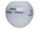 Bing & Grondahl, Round vase with water lily
