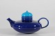 Inge PehrssonRörstrandPOP teapot with blue glaze