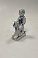 Danam Antik presents: Royal Copenhagen Blue Fluted Boy on a Rocking Horse No. 5196