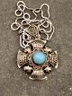 Middelfart Antik presents: Sterling silver pendant with turquoise