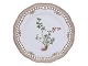 Antik K presents: Flora DanicaLuncheon plate with pierced border 22.5 cm. #3554