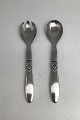 Danam Antik presents: Georg Jensen Sterling Sølv Cactus Salad Servers No. 134 (Small)