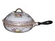 Flora DanicaRound lidded bowl with wooden handle