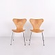 Set of 2 Arne Jacobsen Series 7 Chairs Model 3107 in ...