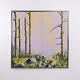 Landscape Painting on Canvas with Forest and Tall Trees ...