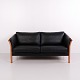 Hjort Knudsen Classic Two Seater Slatted Sofa in Black ...